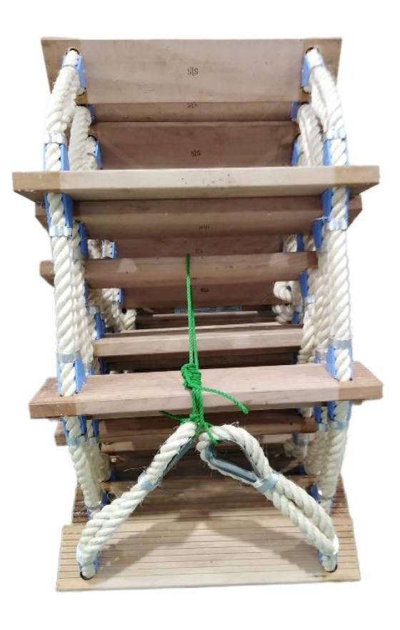 Wood Step Emberkation Ladder 1